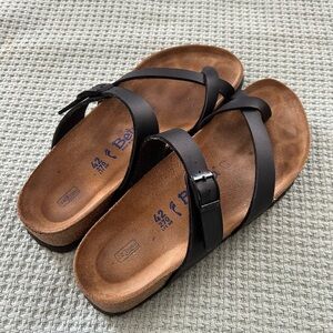 Betula, Birkenstock.  42 N, black. Worn twice. Cleaning out closet!